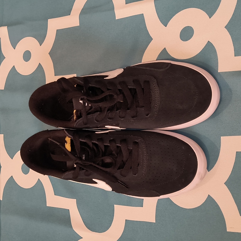Nike SB Heritage Vulc casual classic Skate shoes Mens 8 Black white - Picture 2 of 7